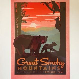 National Park Wall Art, 11x14 prints